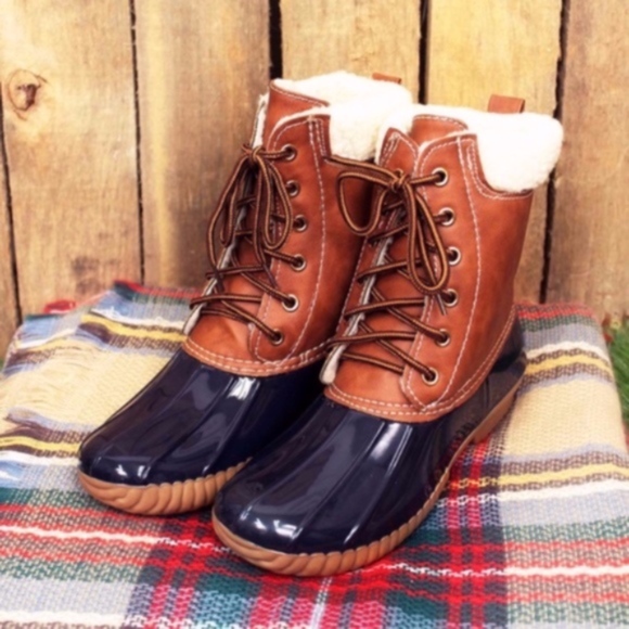 Shoes - EDITH Duck Boots - NAVY   